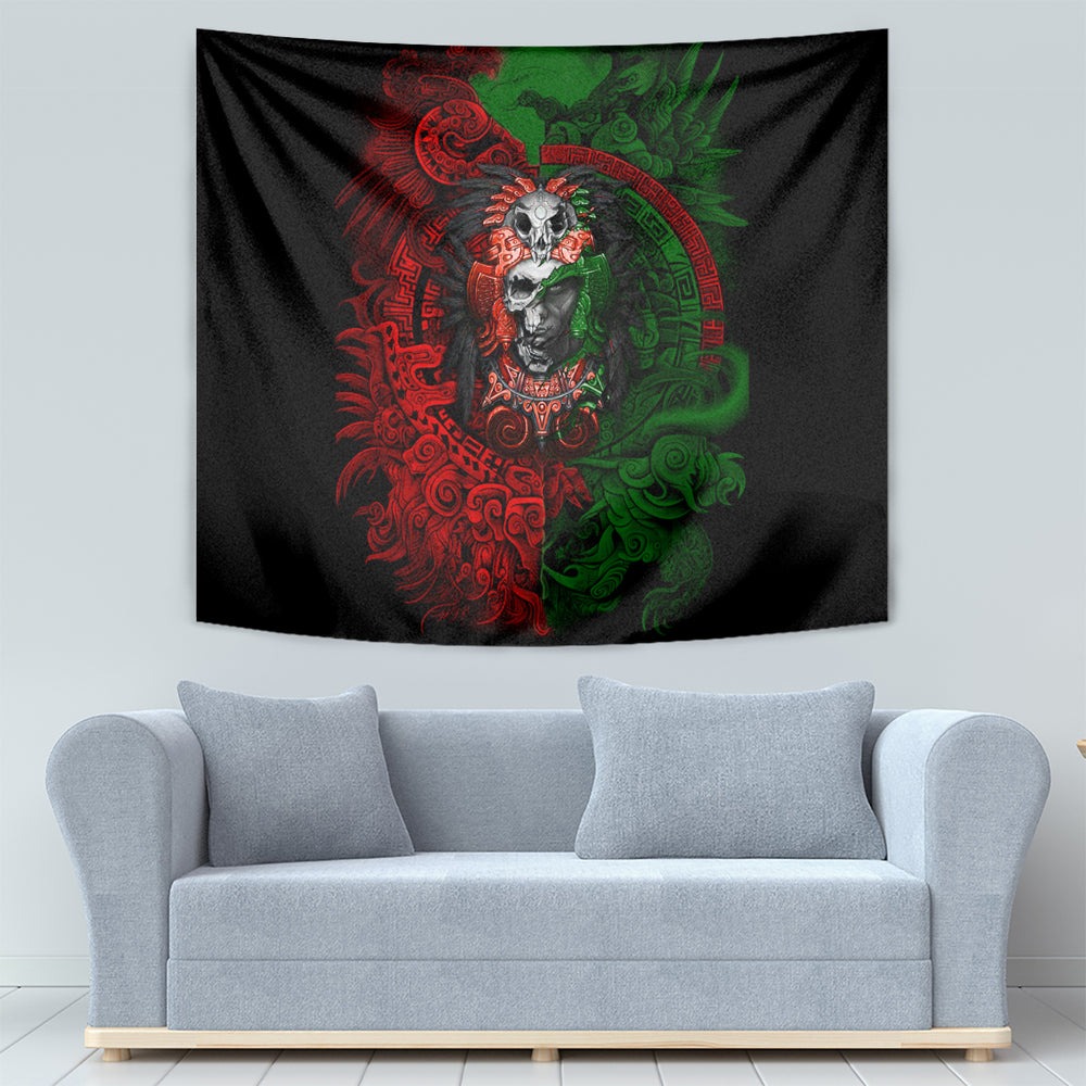 Skulls Aztec Warriors Tapestry DT02 Skulls Aztec Warriors Tapestry DT02