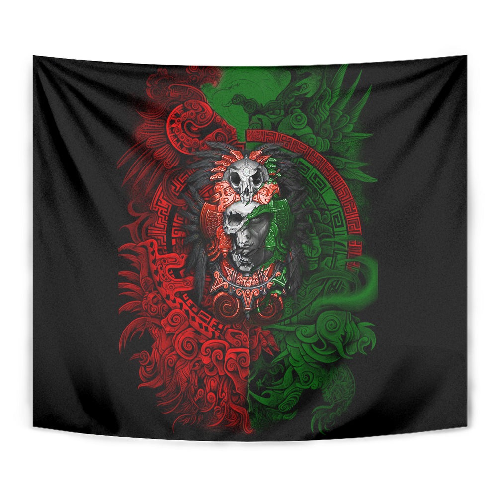Skulls Aztec Warriors Tapestry DT02 Skulls Aztec Warriors Tapestry DT02