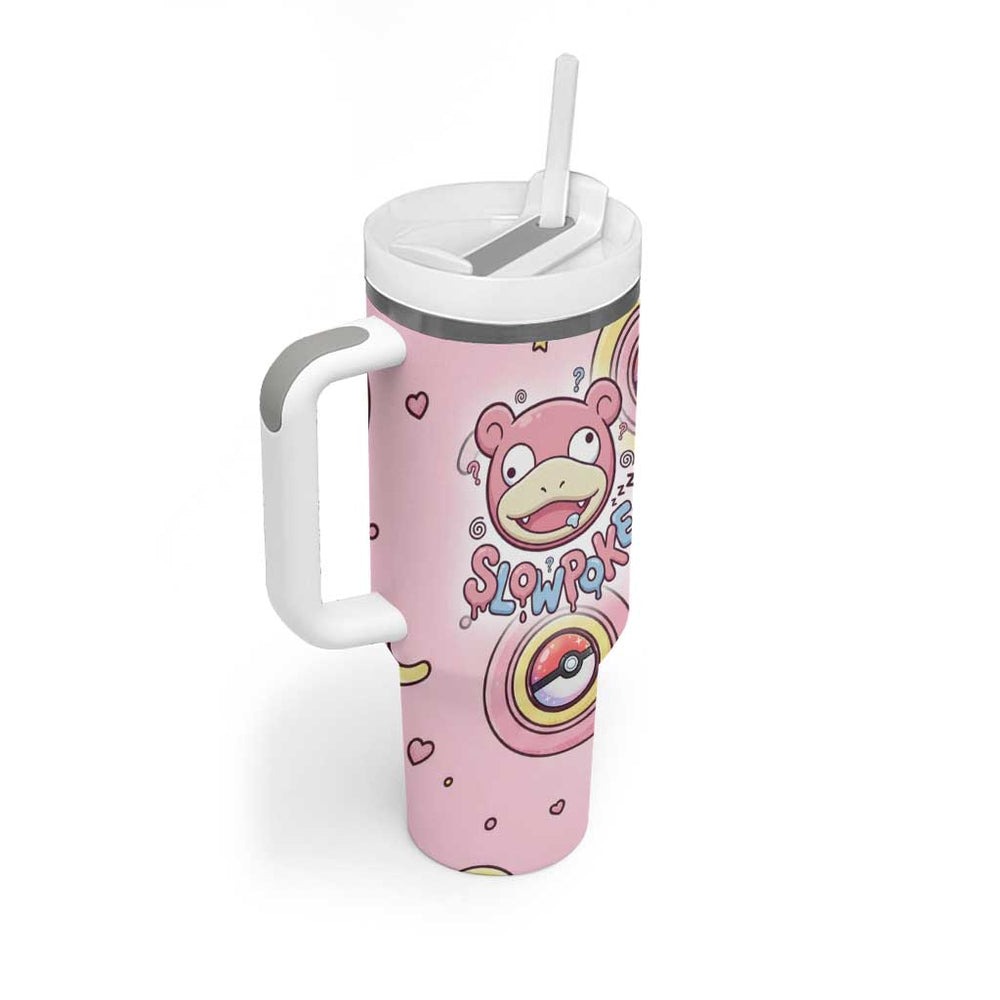 Slowpoke Tumbler With Handle Sleepy Bubblegum Daydream Art TS04 Slowpoke Tumbler With Handle Sleepy Bubblegum Daydream Art TS04