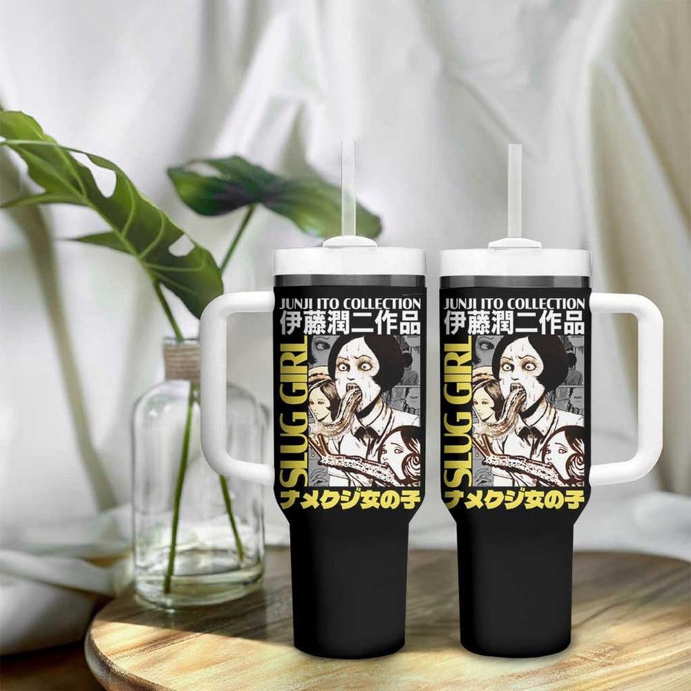 Slug Girl Junji Ito Collection Tumbler With Handle Anime Style TS04 Slug Girl Junji Ito Collection Tumbler With Handle Anime Style TS04