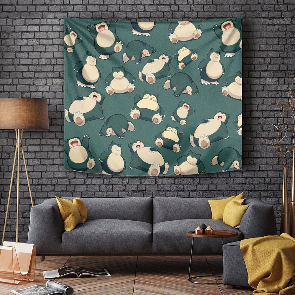 Snorlax Pattern Style Tapestry TS04 Snorlax Pattern Style Tapestry TS04