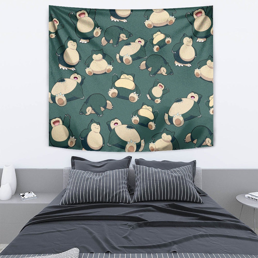 Snorlax Pattern Style Tapestry TS04 Snorlax Pattern Style Tapestry TS04