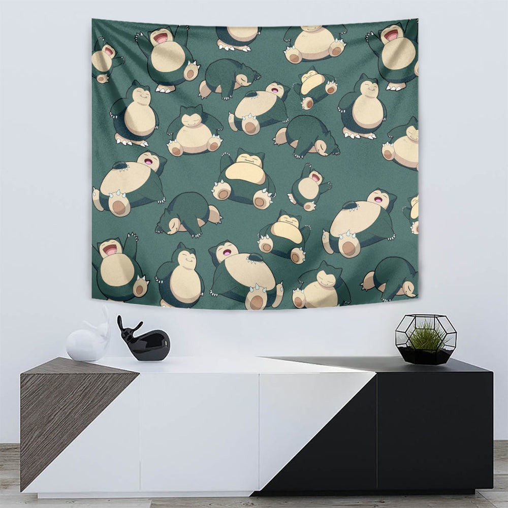 Snorlax Pattern Style Tapestry TS04 Snorlax Pattern Style Tapestry TS04
