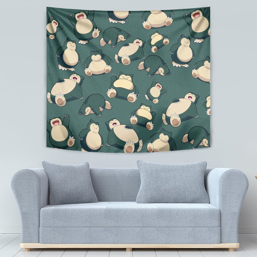 Snorlax Pattern Style Tapestry TS04 Snorlax Pattern Style Tapestry TS04