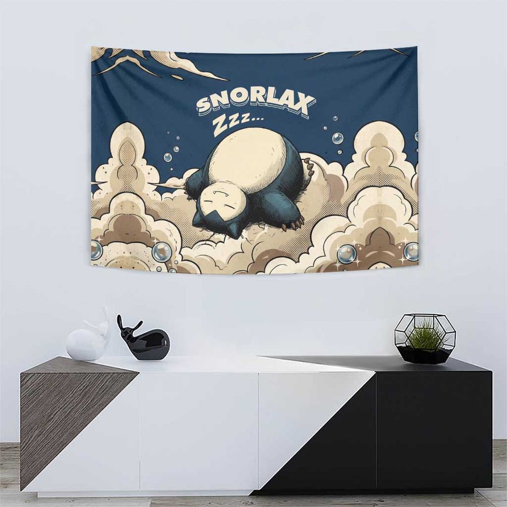 Snorlax Sleeping Cloud Tumbler With Handle Snorlax Zzz... Peace in Every Puff of Sleep TS04