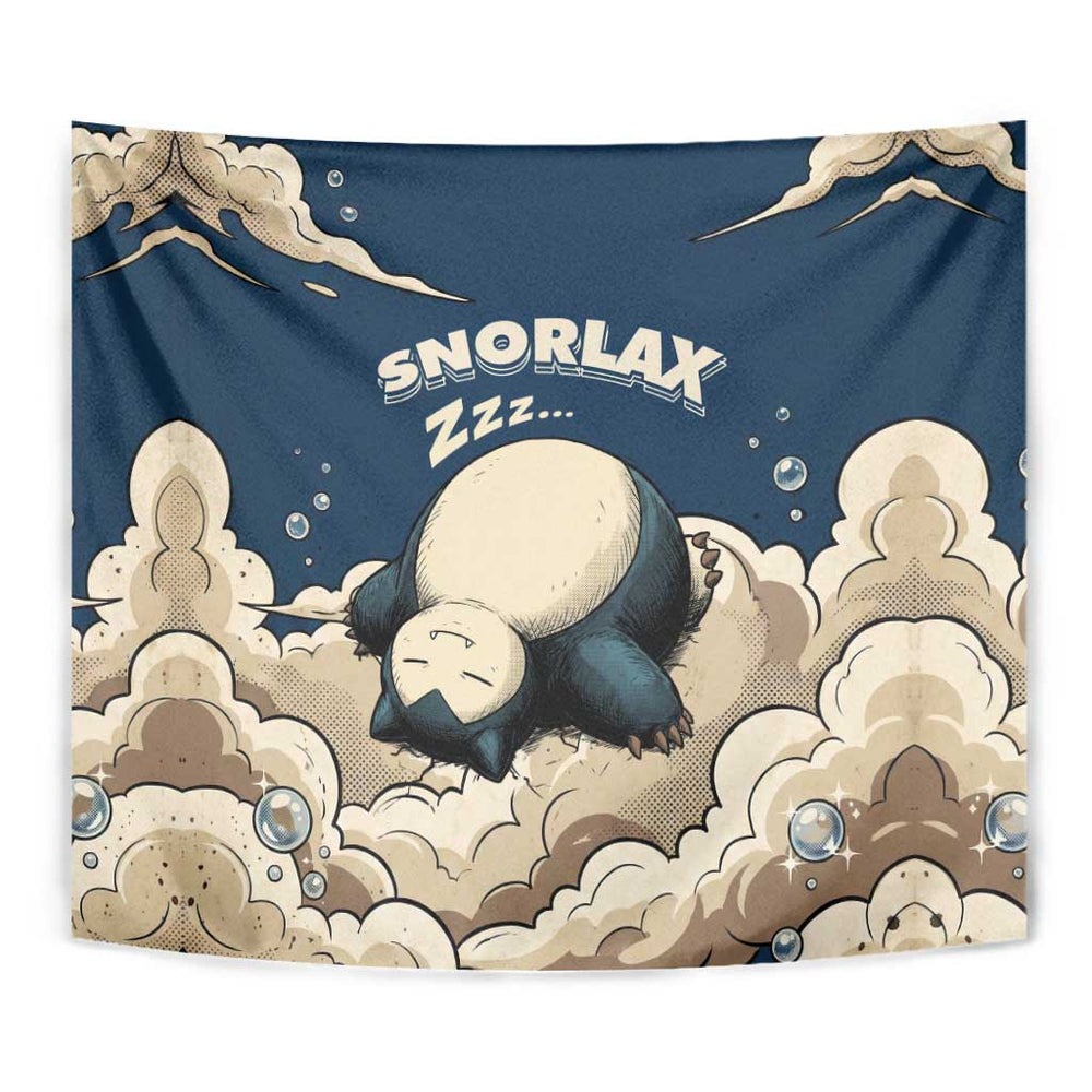 Snorlax Sleeping Cloud Tumbler With Handle Snorlax Zzz... Peace in Every Puff of Sleep TS04