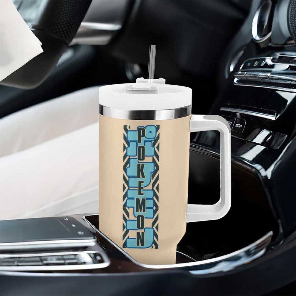 Snorlax V3 Poke Tumbler With Handle Anime Style TS04