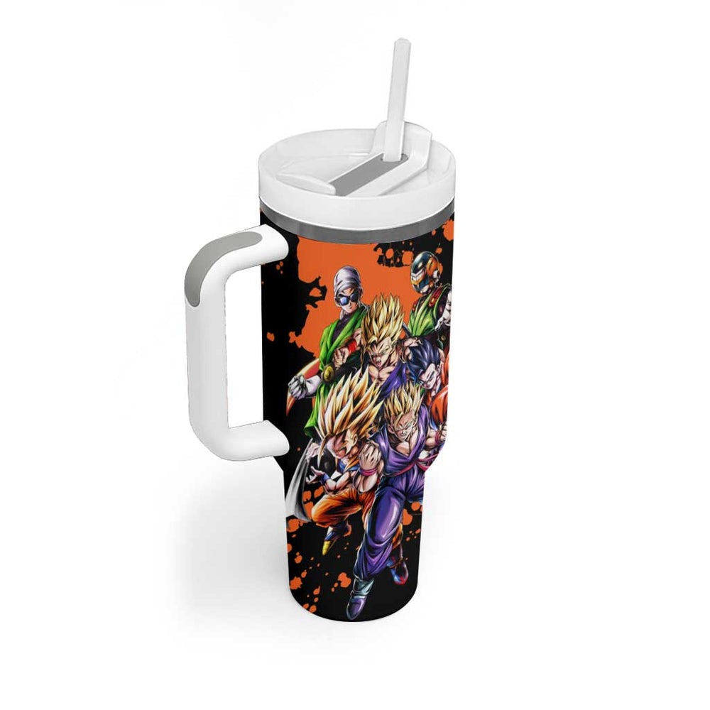 Son Gohan - Dragon Ball Tumbler With Handle Pattern Anime Mix Manga Style TS04 Son Gohan - Dragon Ball Tumbler With Handle Pattern Anime Mix Manga Style TS04