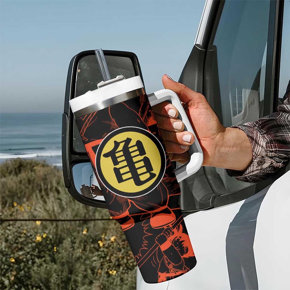 Son Goku - Dragon Ball Tumbler With Handle Anime Mix Manga Style TS04 Son Goku - Dragon Ball Tumbler With Handle Anime Mix Manga Style TS04