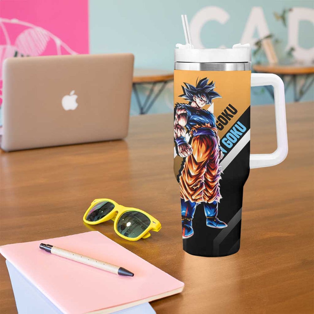 Son Goku Dragon Ball Z Tumbler With Handle Anime Style TS04 Son Goku Dragon Ball Z Tumbler With Handle Anime Style TS04