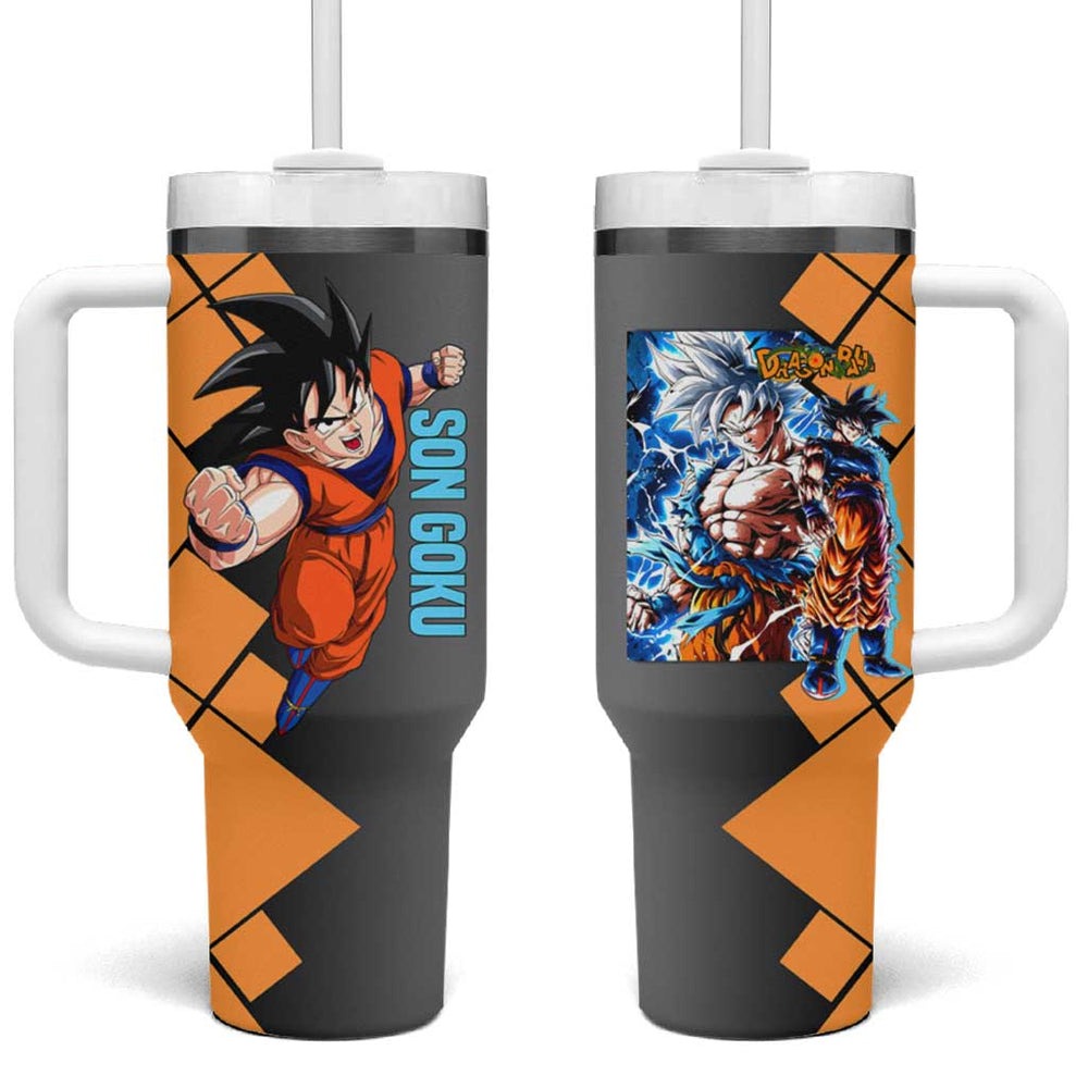 Son Goku - Dragon Ball Tumbler With Handle Anime Mix Manga Style TS04 Son Goku - Dragon Ball Tumbler With Handle Anime Mix Manga Style TS04