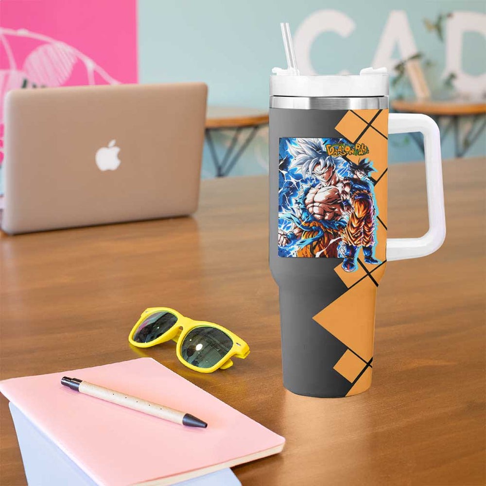 Son Goku - Dragon Ball Tumbler With Handle Anime Mix Manga Style TS04 Son Goku - Dragon Ball Tumbler With Handle Anime Mix Manga Style TS04