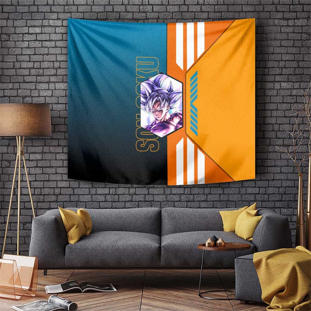 Son Goku from Dragon Ball Tumbler With Handle with Orange Gi, Power Pose, and Energy Effect Design TS04 Son Goku from Dragon Ball Tumbler With Handle with Orange Gi, Power Pose, and Energy Effect Design TS04