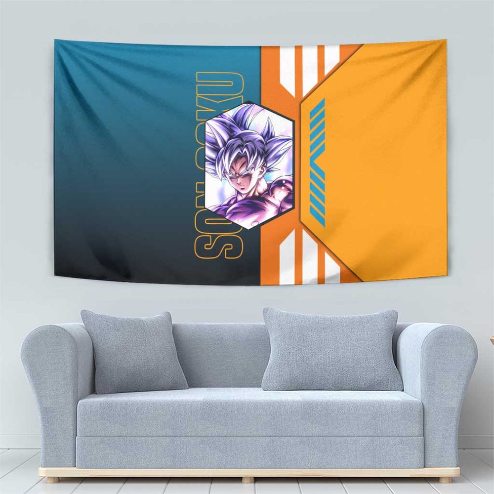Son Goku from Dragon Ball Tumbler With Handle with Orange Gi, Power Pose, and Energy Effect Design TS04 Son Goku from Dragon Ball Tumbler With Handle with Orange Gi, Power Pose, and Energy Effect Design TS04