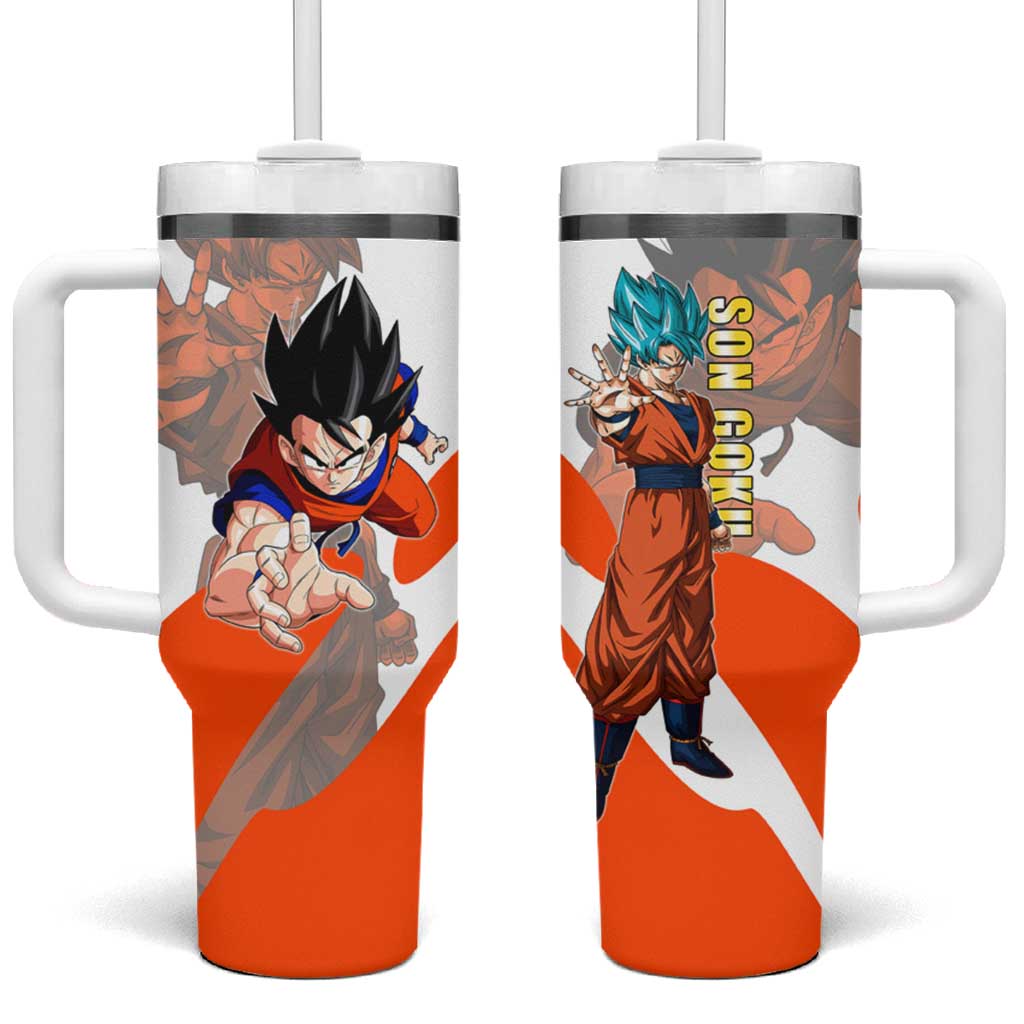 Son Goku Kamehameha Legend Tumbler With Handle Iconic Anime Battle Style TS04