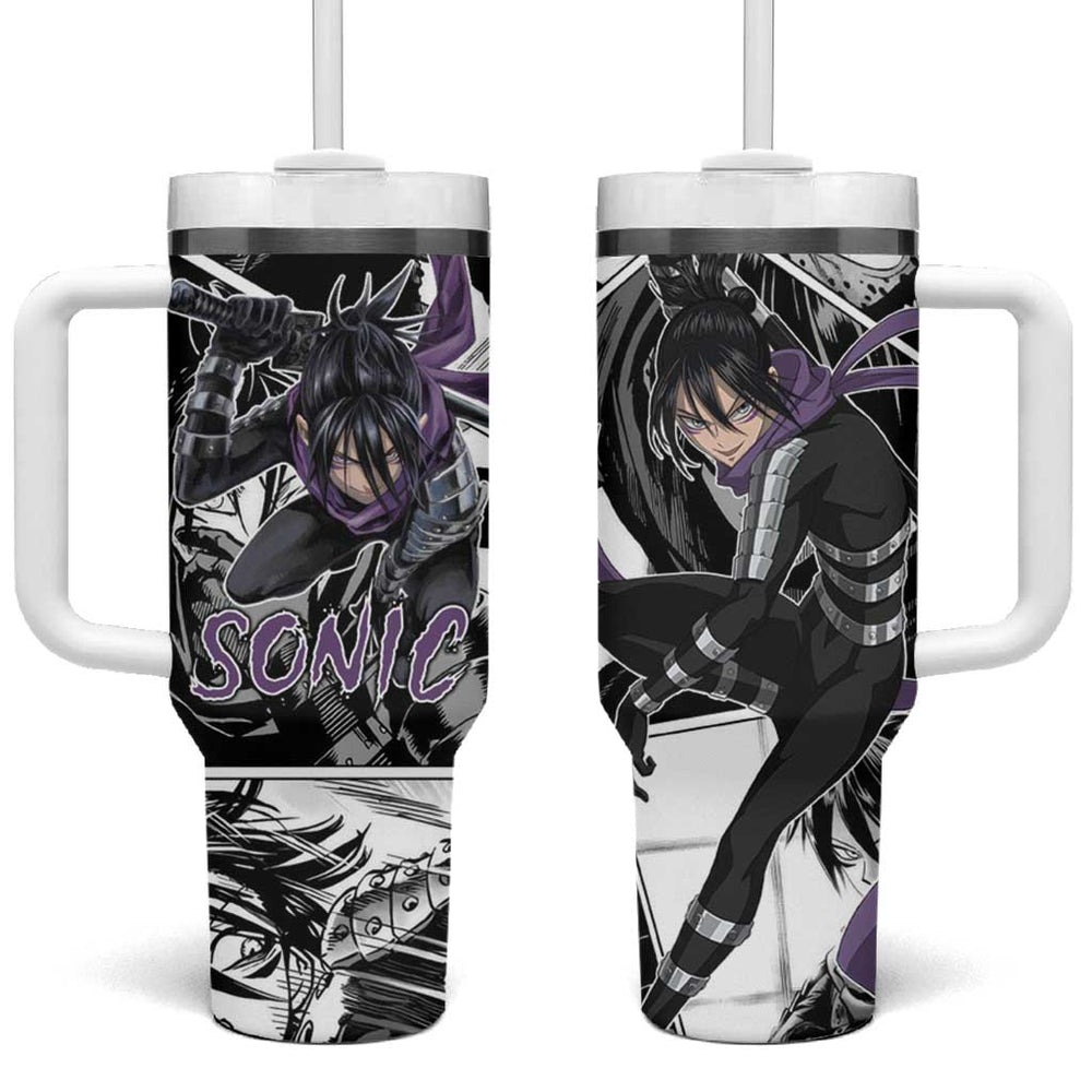 Sonic - One Punch Man Tumbler With Handle Anime Mix Manga Style TS04 Sonic - One Punch Man Tumbler With Handle Anime Mix Manga Style TS04