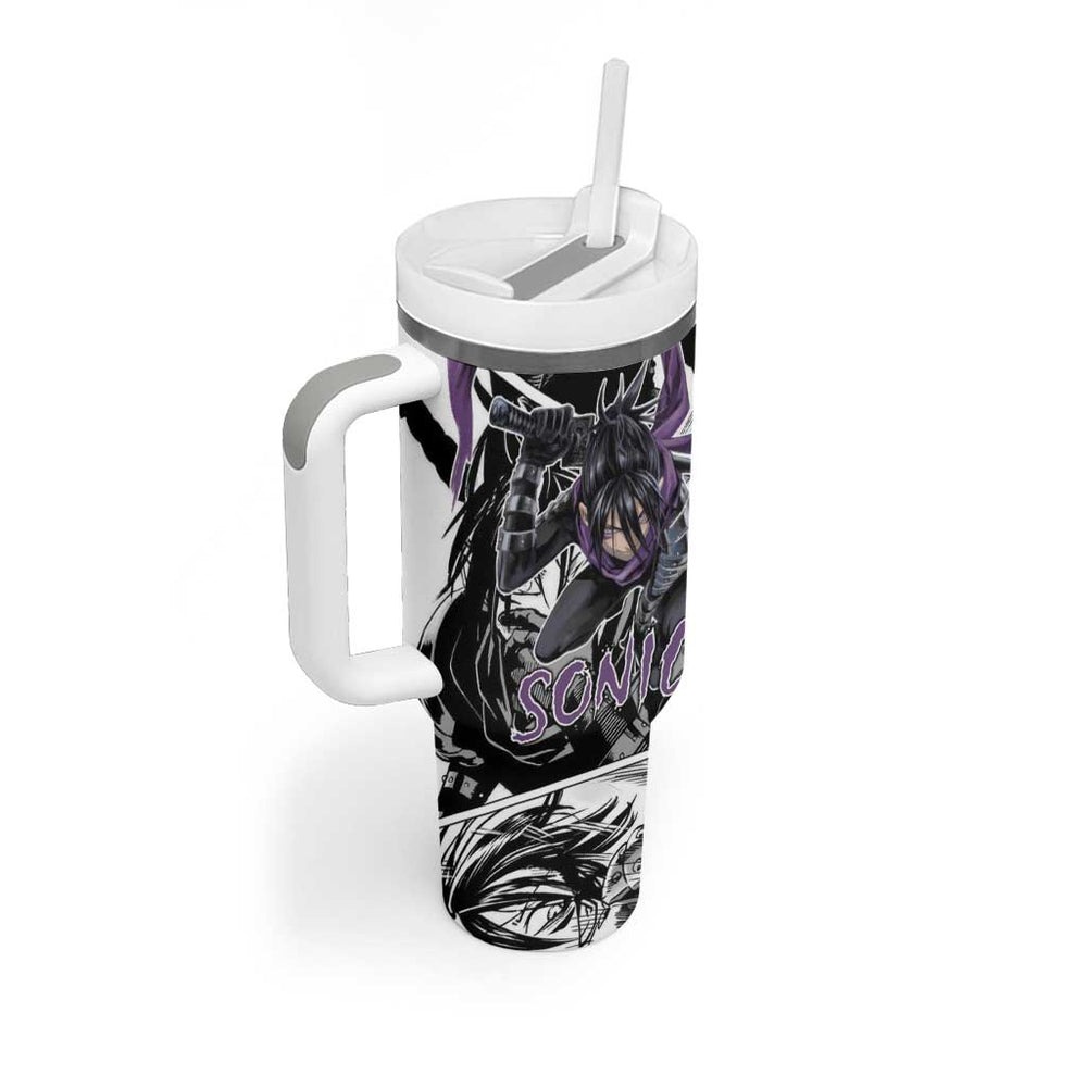 Sonic - One Punch Man Tumbler With Handle Anime Mix Manga Style TS04 Sonic - One Punch Man Tumbler With Handle Anime Mix Manga Style TS04