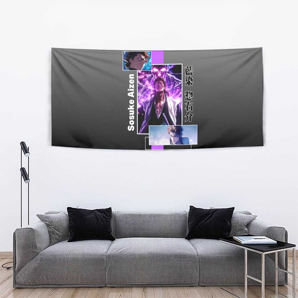 Sosuke Aizen Bleach Tapestry Anime Style TS04 Sosuke Aizen Bleach Tapestry Anime Style TS04