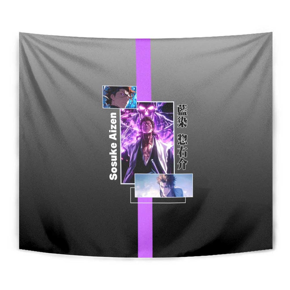 Sosuke Aizen Bleach Tapestry Anime Style TS04 Sosuke Aizen Bleach Tapestry Anime Style TS04