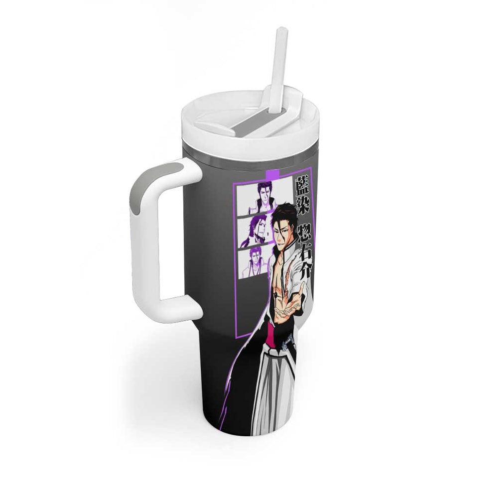 Sosuke Aizen Bleach Tumbler With Handle Anime Style TS04 Sosuke Aizen Bleach Tumbler With Handle Anime Style TS04