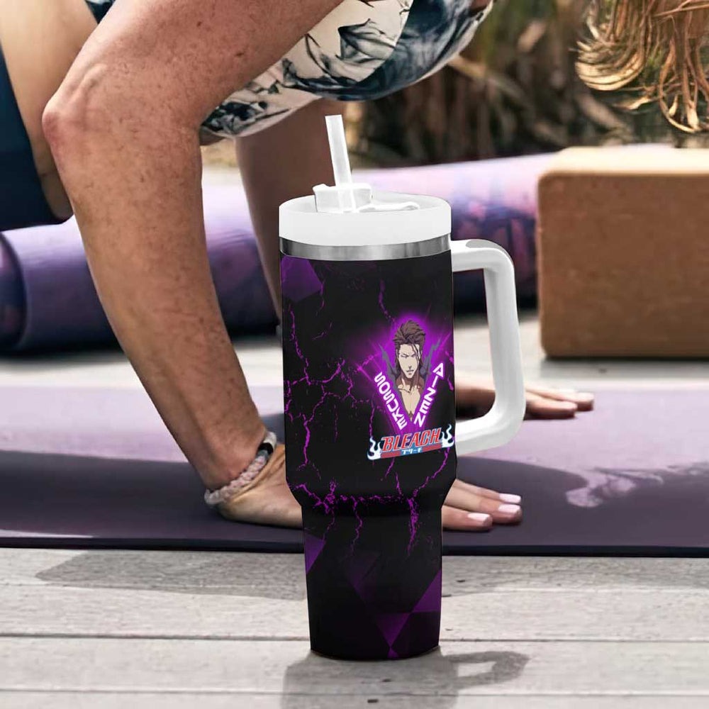 Sosuke Aizen Tumbler With Handle Bleach TS04 Sosuke Aizen Tumbler With Handle Bleach TS04
