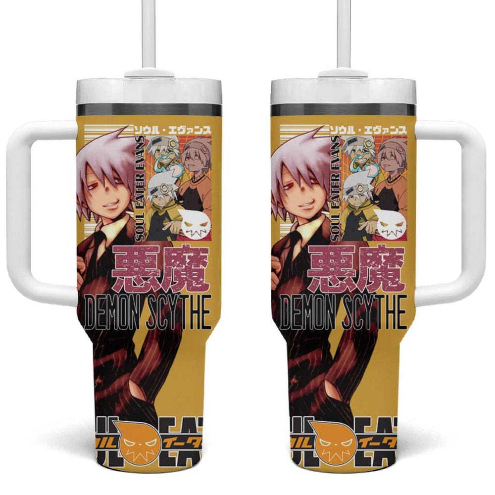 Soul Evans Soul Eater Tumbler With Handle Anime Style TS04 Soul Evans Soul Eater Tumbler With Handle Anime Style TS04