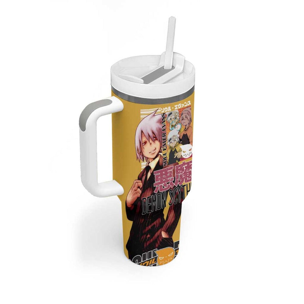 Soul Evans Soul Eater Tumbler With Handle Anime Style TS04 Soul Evans Soul Eater Tumbler With Handle Anime Style TS04