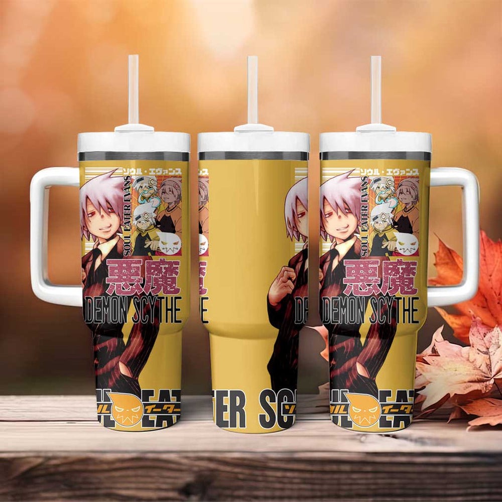 Soul Evans Soul Eater Tumbler With Handle Anime Style TS04 Soul Evans Soul Eater Tumbler With Handle Anime Style TS04