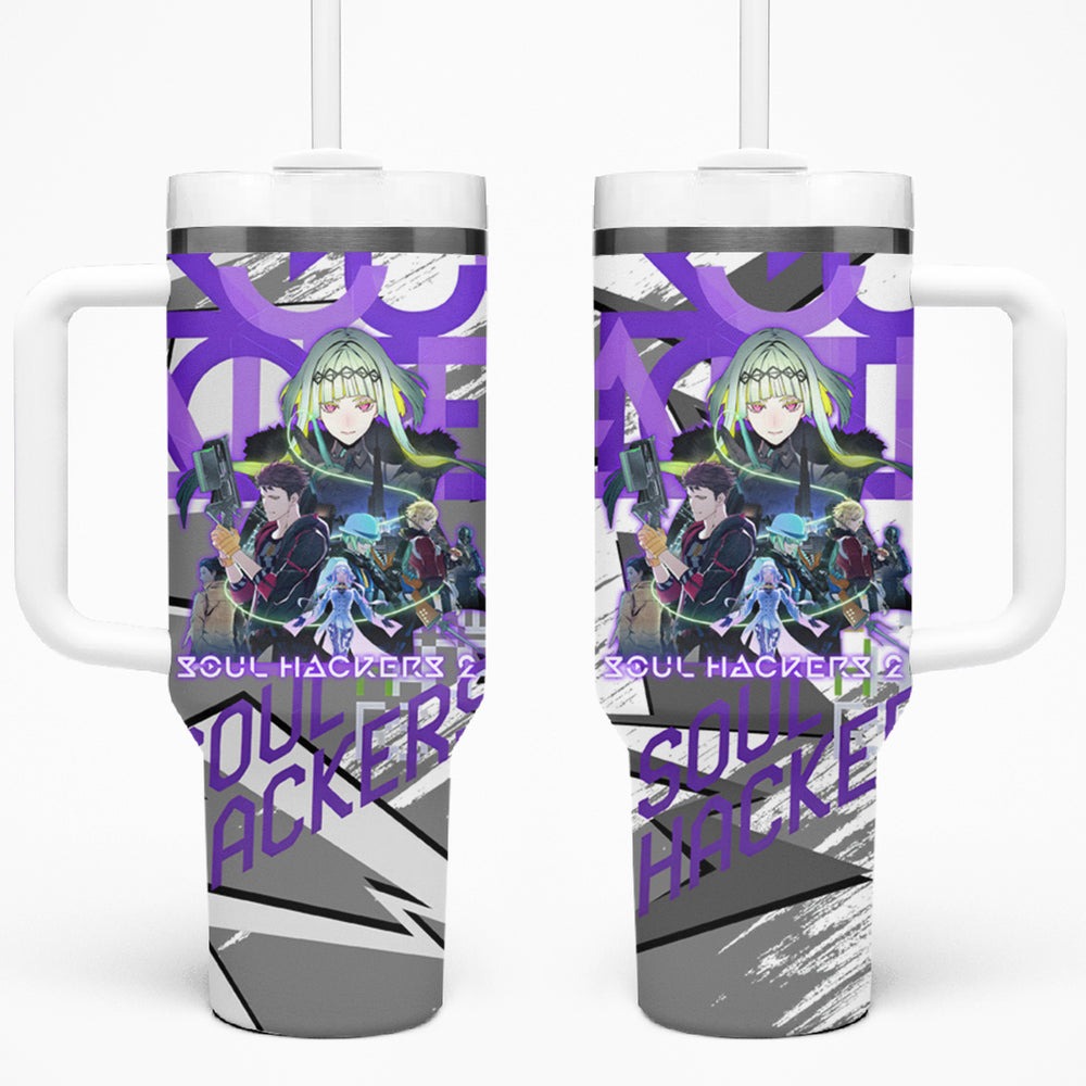 Soul Hackers 2 Persona Tumbler With Handle Anime Mix Polygon Cyber Style TS04 Soul Hackers 2 Persona Tumbler With Handle Anime Mix Polygon Cyber Style TS04