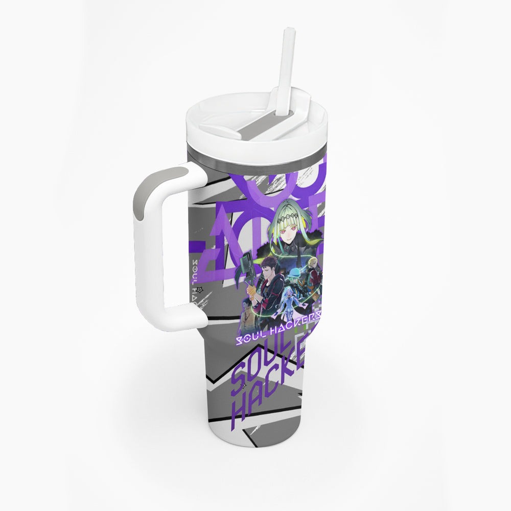 Soul Hackers 2 Persona Tumbler With Handle Anime Mix Polygon Cyber Style TS04 Soul Hackers 2 Persona Tumbler With Handle Anime Mix Polygon Cyber Style TS04