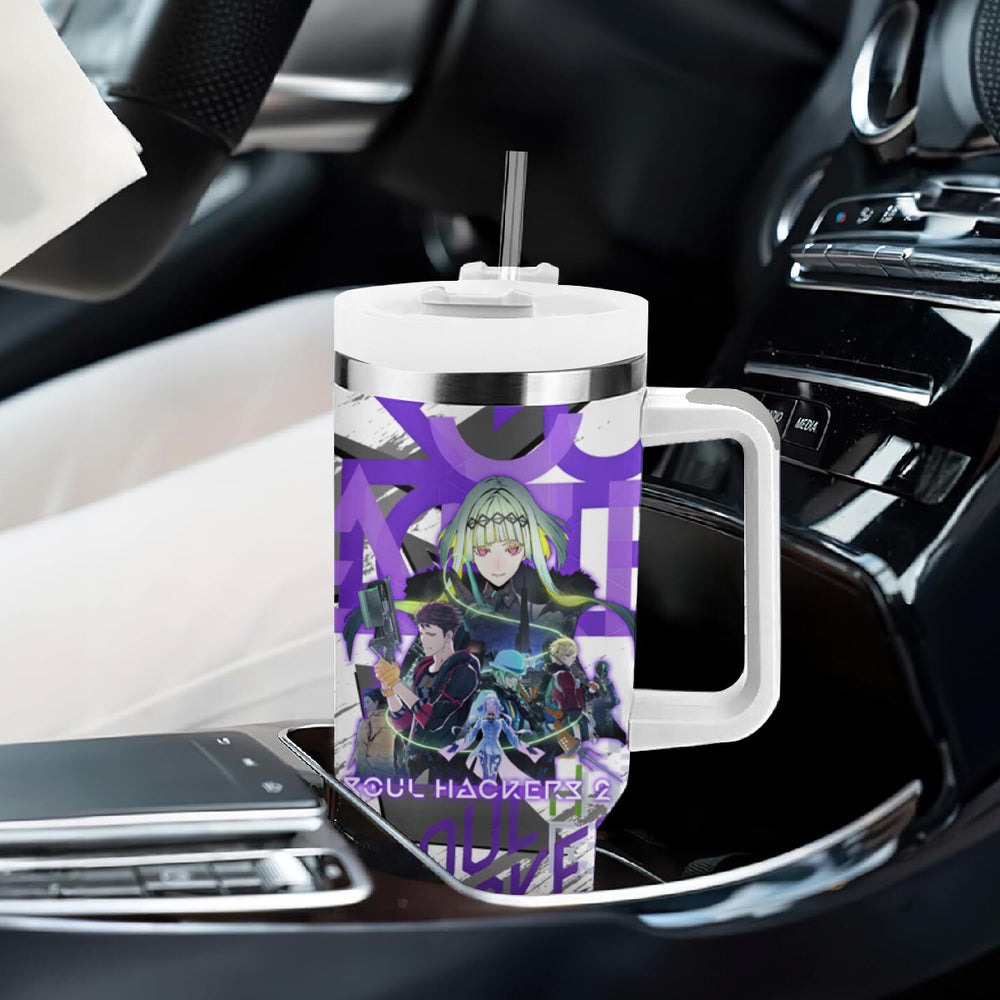 Soul Hackers 2 Persona Tumbler With Handle Anime Mix Polygon Cyber Style TS04 Soul Hackers 2 Persona Tumbler With Handle Anime Mix Polygon Cyber Style TS04