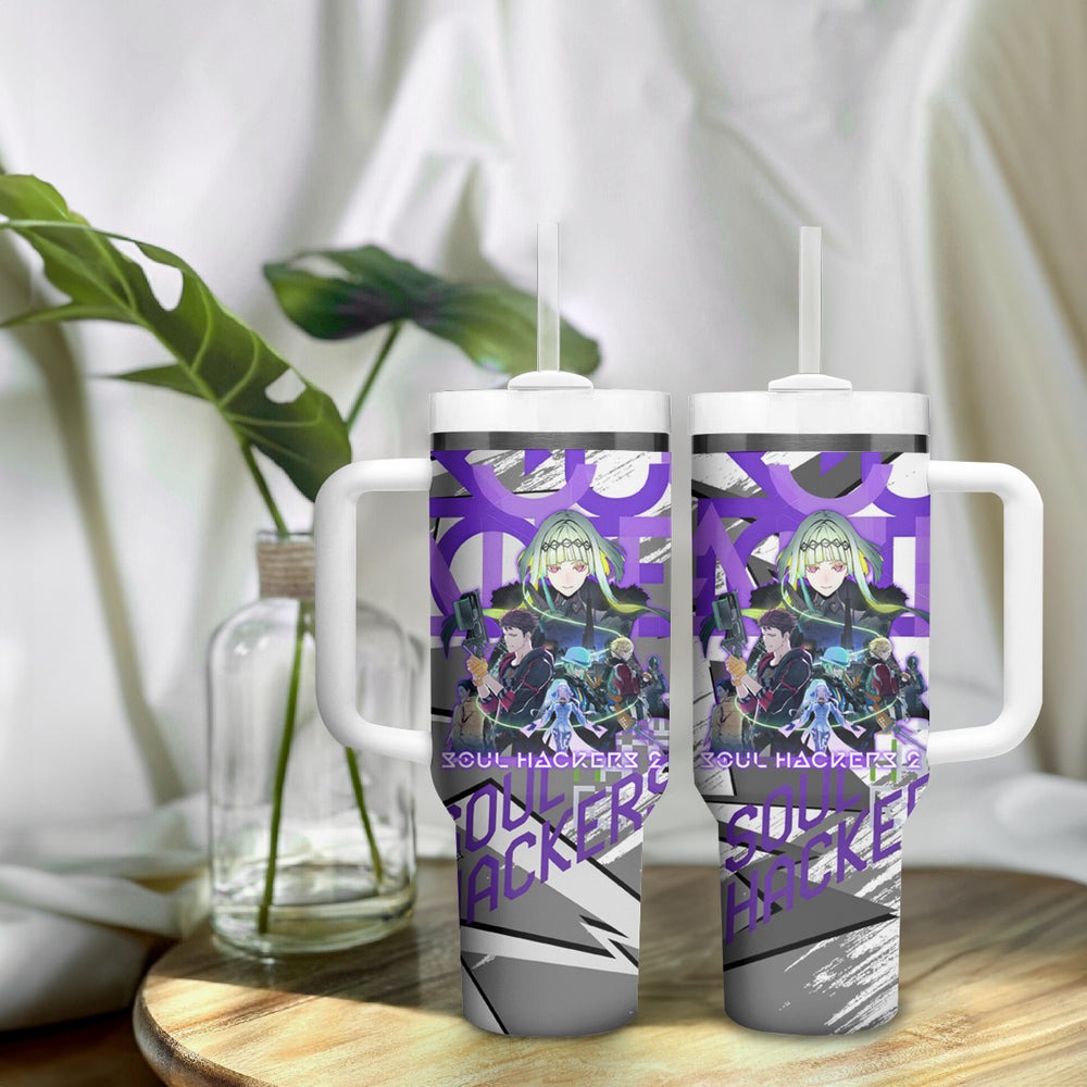 Soul Hackers 2 Persona Tumbler With Handle Anime Mix Polygon Cyber Style TS04 Soul Hackers 2 Persona Tumbler With Handle Anime Mix Polygon Cyber Style TS04