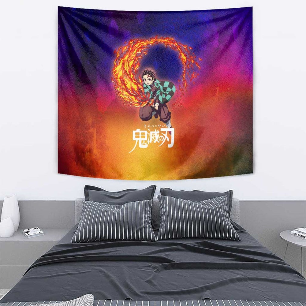 Space Samurai Tanjiro Demon Slayer Tumbler With Handle Anime Mix Abstracs Style TS04 Space Samurai Tanjiro Demon Slayer Tumbler With Handle Anime Mix Abstracs Style TS04
