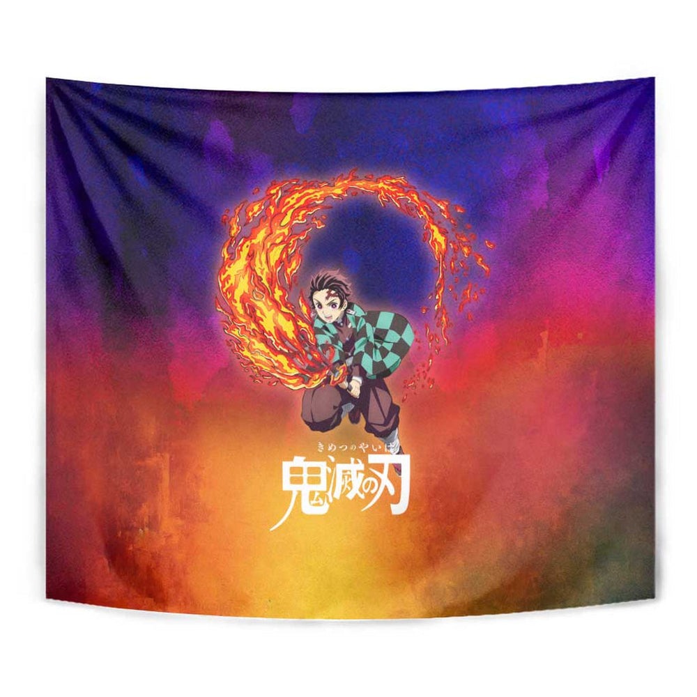 Space Samurai Tanjiro Demon Slayer Tumbler With Handle Anime Mix Abstracs Style TS04 Space Samurai Tanjiro Demon Slayer Tumbler With Handle Anime Mix Abstracs Style TS04