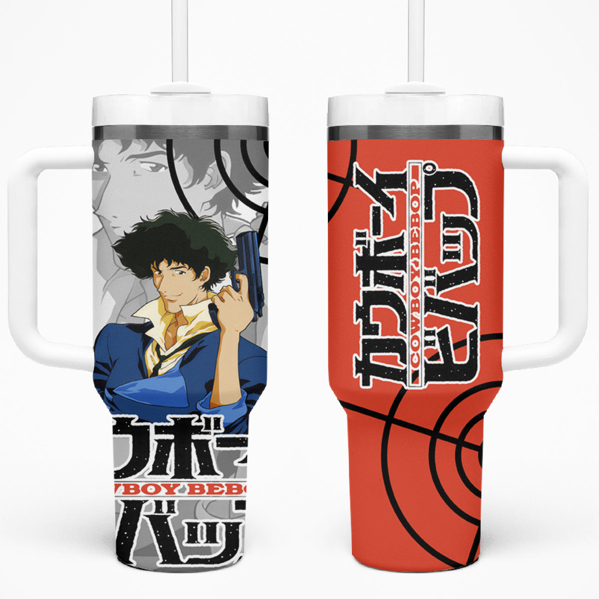 Spike Spiegel Cowboy Bebop Tumbler With Handle Anime Style TS04