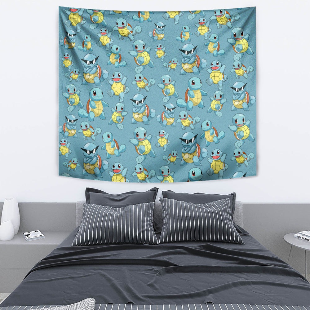 Squirtle Clothes Pattern Style Tapestry TS04 Squirtle Clothes Pattern Style Tapestry TS04