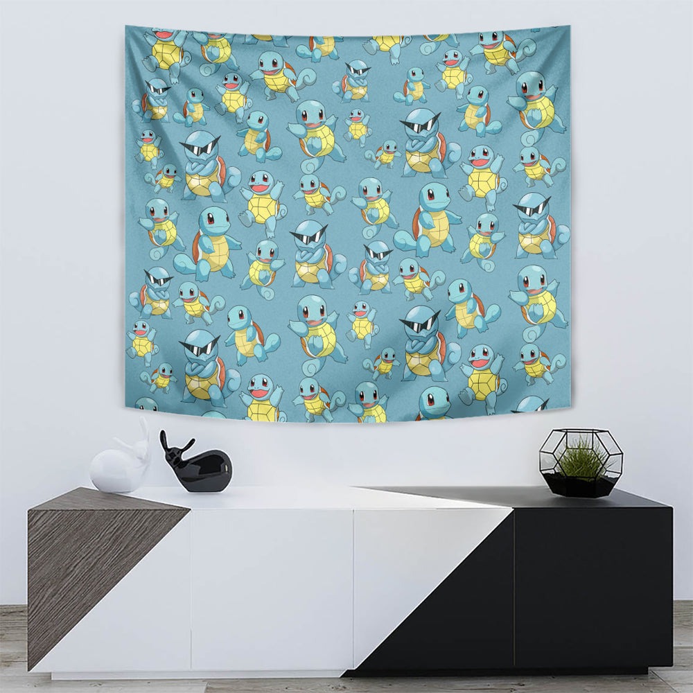 Squirtle Clothes Pattern Style Tapestry TS04 Squirtle Clothes Pattern Style Tapestry TS04