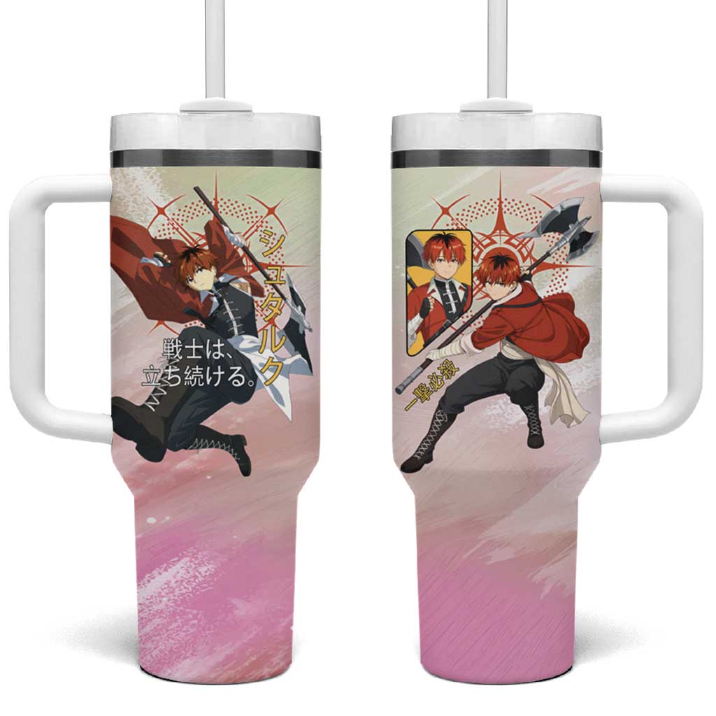 Stark Frieren Beyond Journey’s End Tumbler With Handle Dynamic Anime Warrior Style TS04