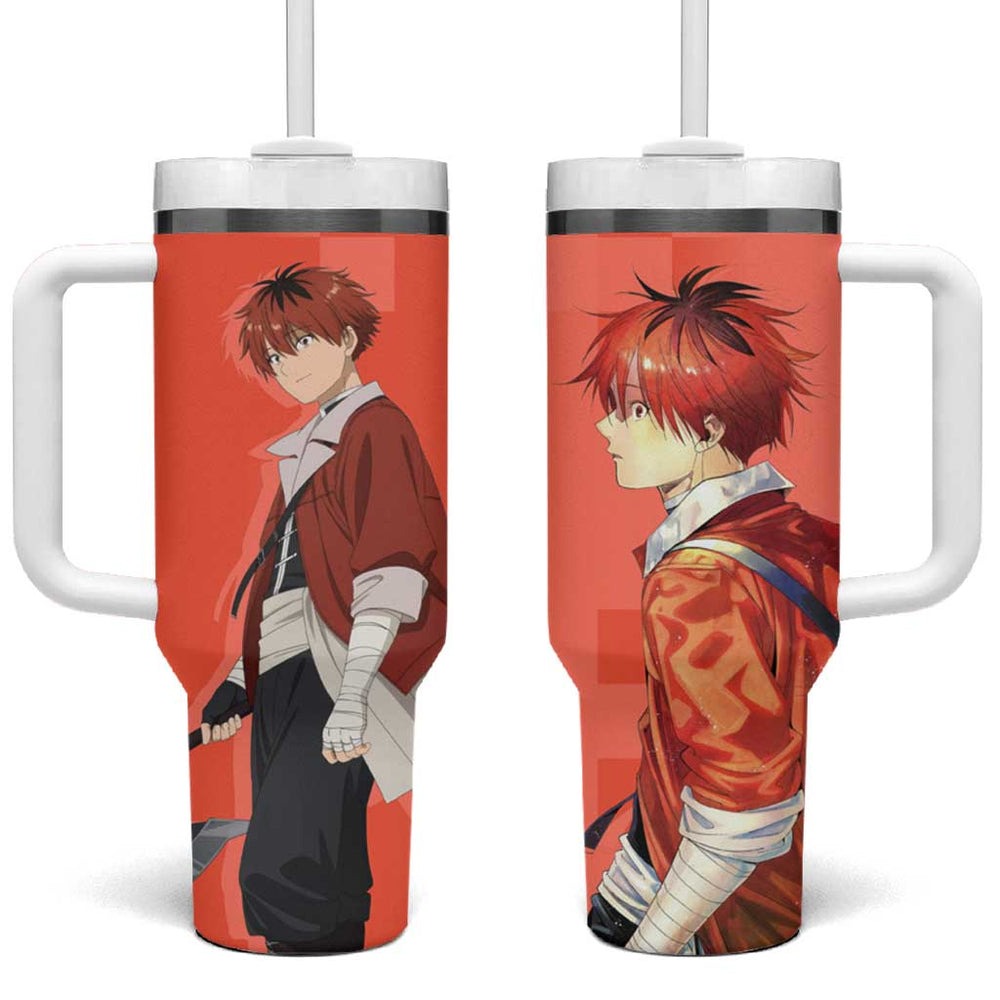 Stark - Frieren Tumbler With Handle Anime Style TS04 Stark - Frieren Tumbler With Handle Anime Style TS04