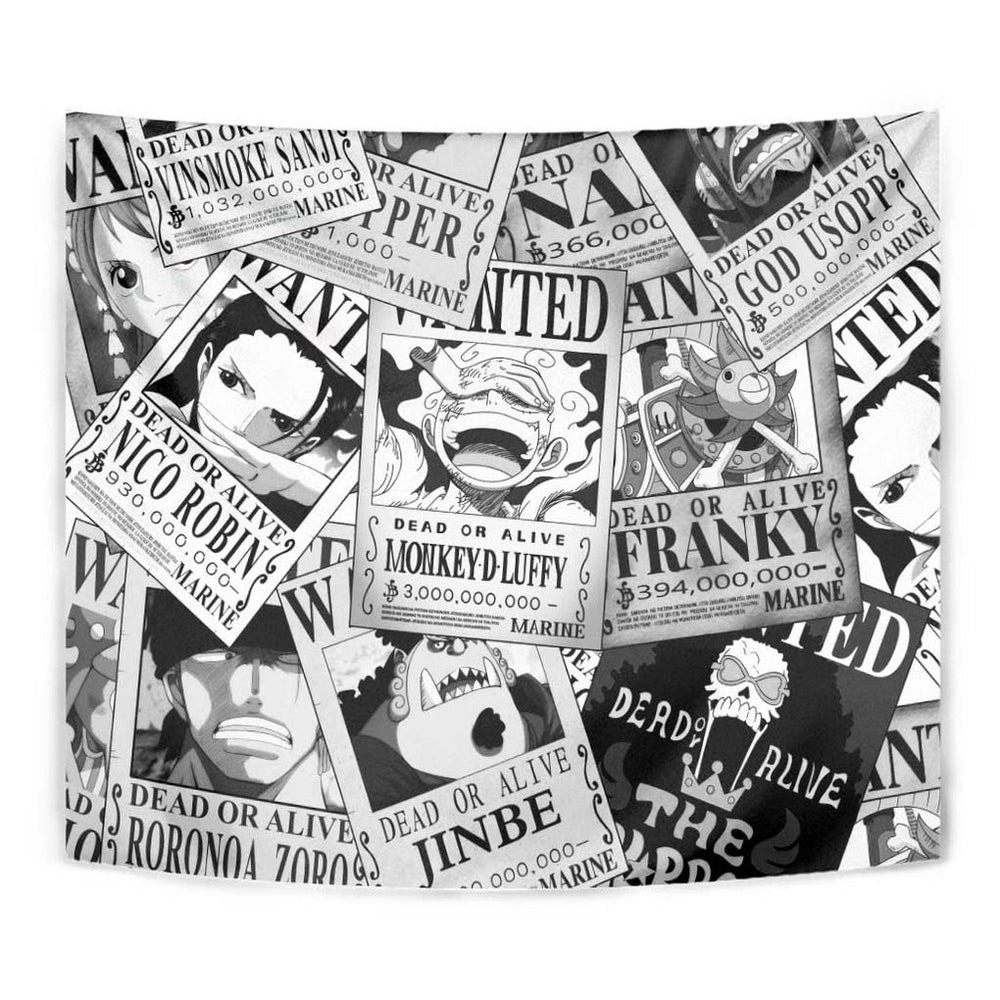 Straw Hat Wanted Pattern One Piece Tumbler With Handle Anime Mix Manga Style TS04 Straw Hat Wanted Pattern One Piece Tumbler With Handle Anime Mix Manga Style TS04