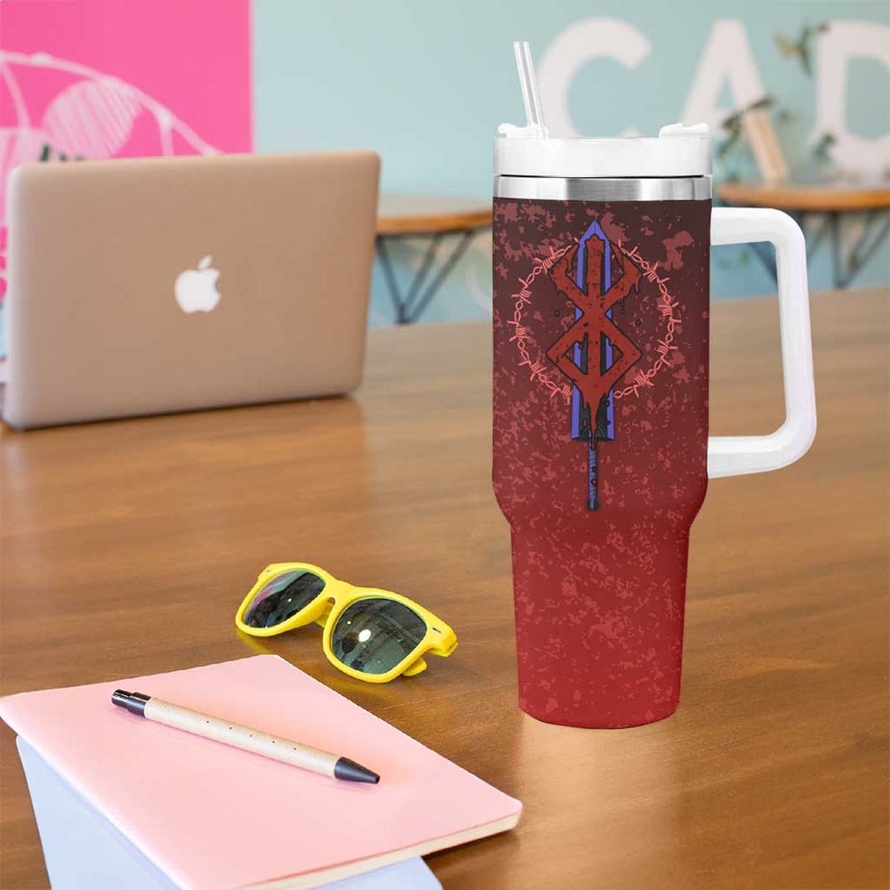 Struggler Berserk Tumbler With Handle Japan Anime Style TS04 Struggler Berserk Tumbler With Handle Japan Anime Style TS04