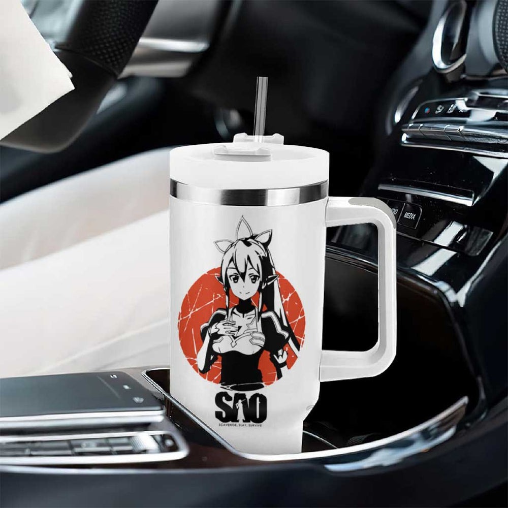 Suguha Kirigaya - Sword Art Online Tumbler With Handle Anime Style TS04 Suguha Kirigaya - Sword Art Online Tumbler With Handle Anime Style TS04