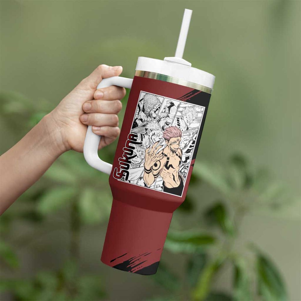 Sukuna - One Piece Tumbler With Handle Anime Mix Manga Style TS04 Sukuna - One Piece Tumbler With Handle Anime Mix Manga Style TS04