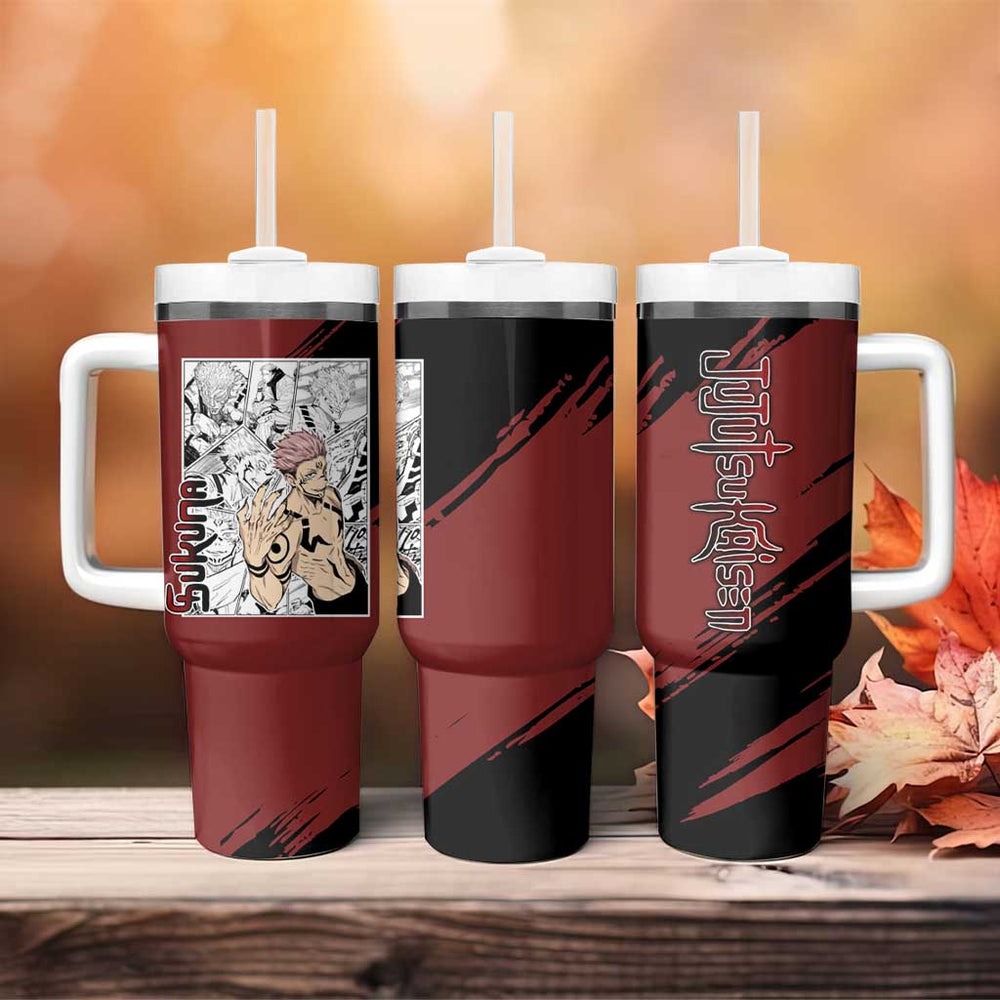 Sukuna - One Piece Tumbler With Handle Anime Mix Manga Style TS04 Sukuna - One Piece Tumbler With Handle Anime Mix Manga Style TS04