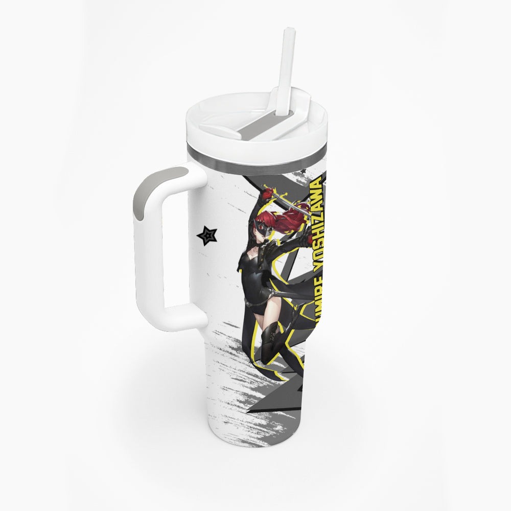 Sumire Yoshizawa Persona Tumbler With Handle Anime Mix Polygon Cyber Style TS04 Sumire Yoshizawa Persona Tumbler With Handle Anime Mix Polygon Cyber Style TS04
