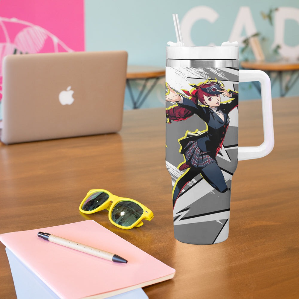 Sumire Yoshizawa Persona Tumbler With Handle Anime Mix Polygon Cyber Style TS04 Sumire Yoshizawa Persona Tumbler With Handle Anime Mix Polygon Cyber Style TS04