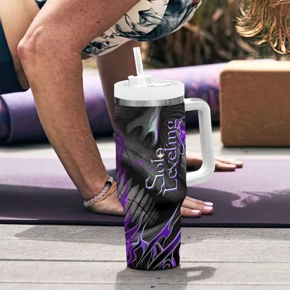 Sung Jin-Woo - Solo Leving Tumbler With Handle Anime Style TS04 Sung Jin-Woo - Solo Leving Tumbler With Handle Anime Style TS04
