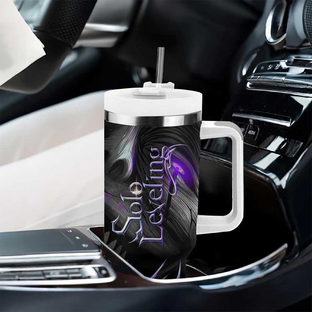 Sung Jin-Woo - Solo Leving Tumbler With Handle Anime Style TS04 Sung Jin-Woo - Solo Leving Tumbler With Handle Anime Style TS04