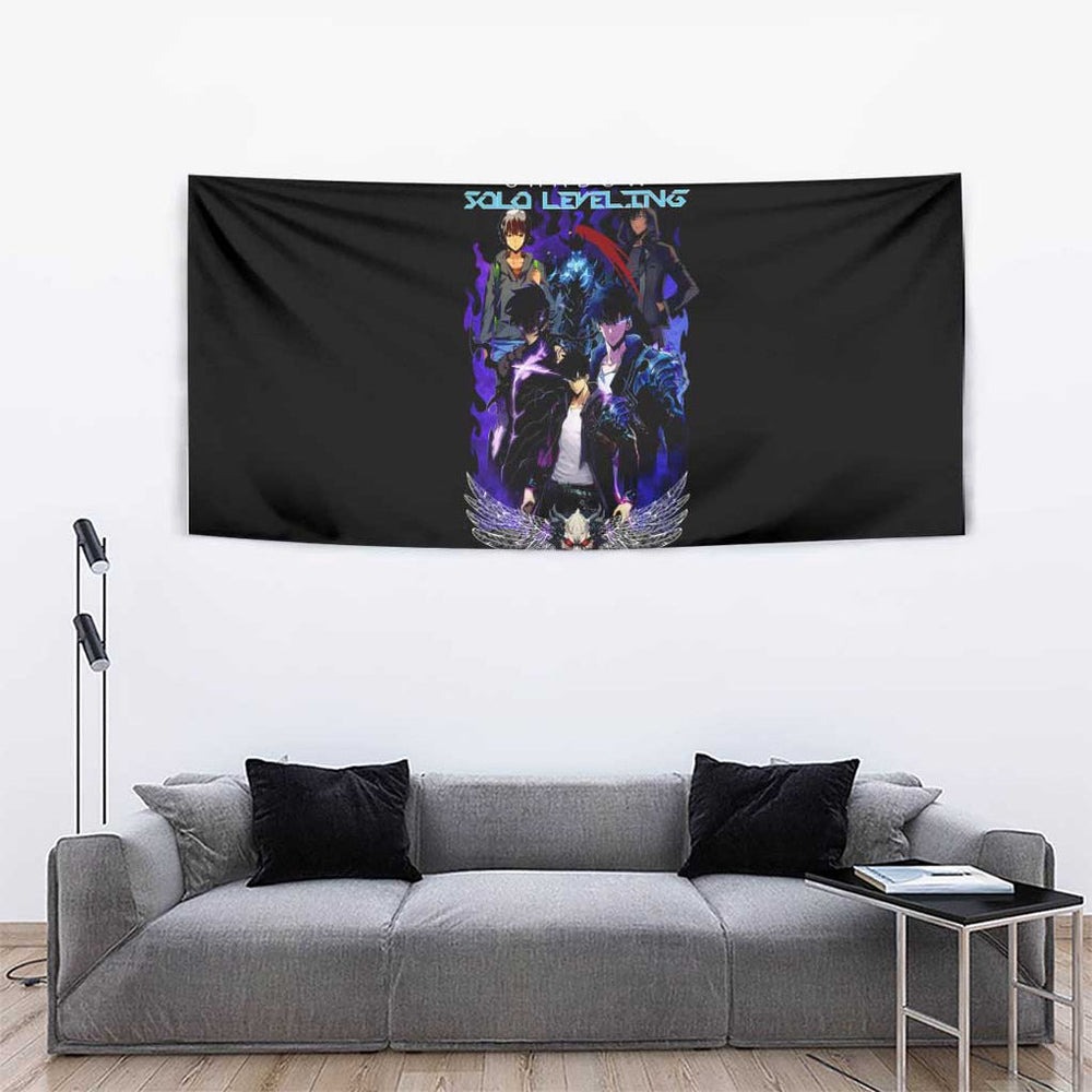 Sung Jin Woo V2 Solo Leveling Tumbler With Handle Anime Style TS04 Sung Jin Woo V2 Solo Leveling Tumbler With Handle Anime Style TS04