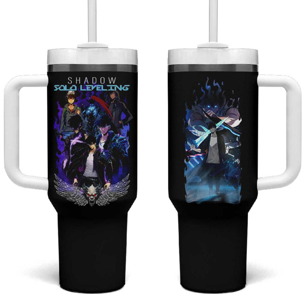 Sung Jin Woo V2 Solo Leveling Tumbler With Handle Anime Style TS04